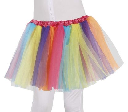 Dětská tutu sukně barevná 30cm
