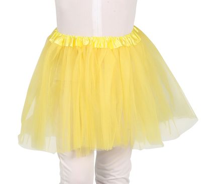 Dětská tutu sukně žlutá 31cm