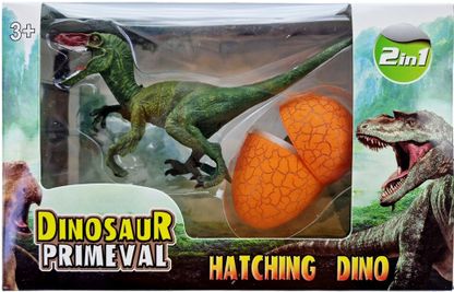 Dinosaurus Velociraptor s vajíčkem 2v1