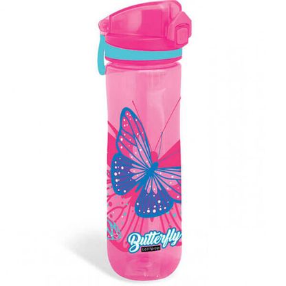 Láhev na vodu s filtrem Motýli pastelové 600ml