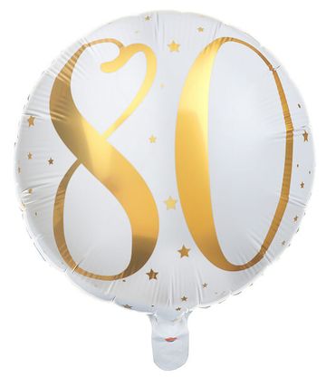 Fóliový balónek 80 let 35cm