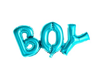 Balónkový banner Boy modrý 67x29cm