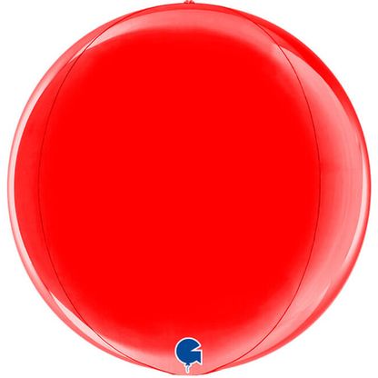 Fóliový balón koule červená 38cm