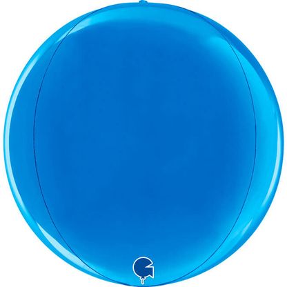 Fóliový balón koule modrá 38cm