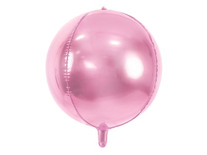 Fóliový balónek Koule světle růžová 40cm