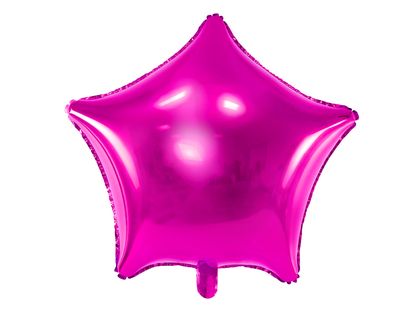 Fóliový balónek Hvězda růžová 48cm