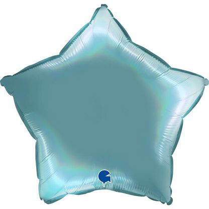 Fóliový balón hvězda námořnická modra 45cm
