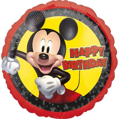 Fóliový balónek Mickey Mouse Happy Birthday 45cm