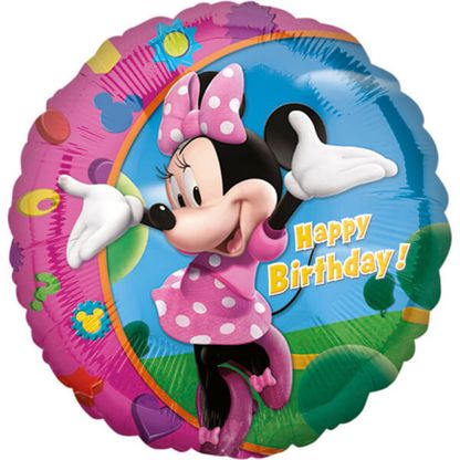 Fóliový balónek Minnie Happy Birthday 45cm