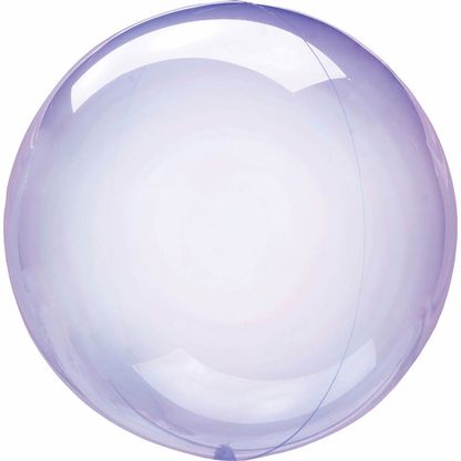 Fóliový balónek průsvitný fialový 45cm