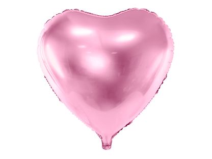 Fóliový balónek Srdce světle růžový 45cm