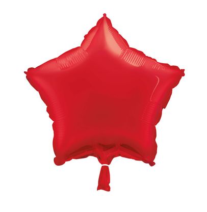 Fóliový balónek hvězda červený 50cm