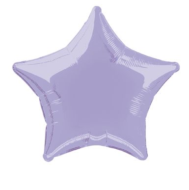 Foliový balónek hvězda levandule 50cm