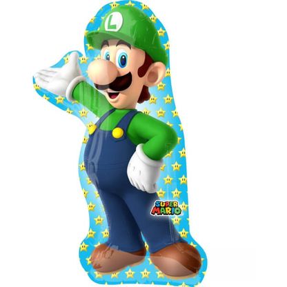 Fóliový balónek supershape Luigi (Super Mario) 50x96cm