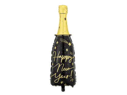 Fóliový balónek supershape Šampaňské Nový rok 39x98cm