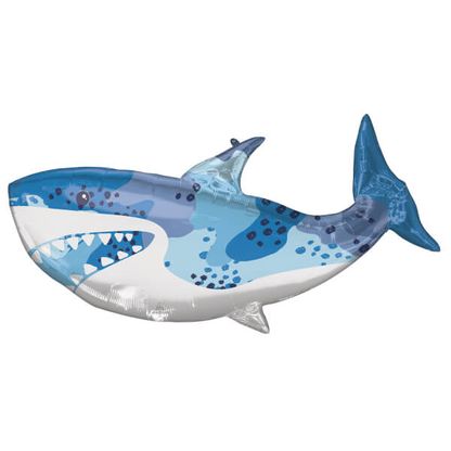 Fóliový balónek supershape Žralok 96x45cm