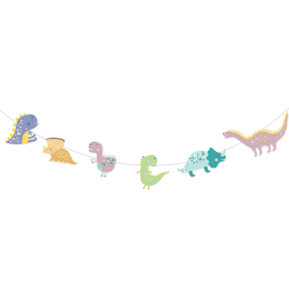 Girlanda Dinosauri barevné 300cm