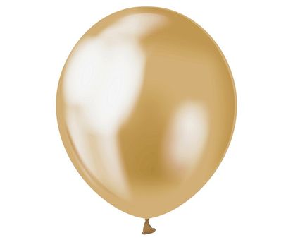 Saténové balónky zlaté 6ks 30cm