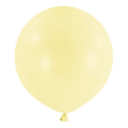 Kulaté balóny citrónově žluté 4ks 61cm