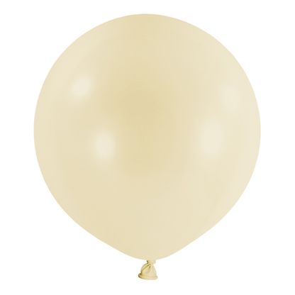 Kulaté balóny krémové 4ks 61cm
