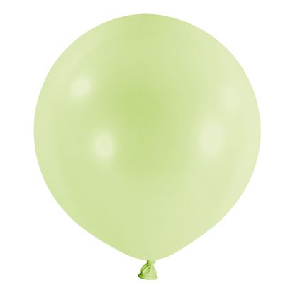 Kulaté balóny pistáciově zelené 4ks 61cm