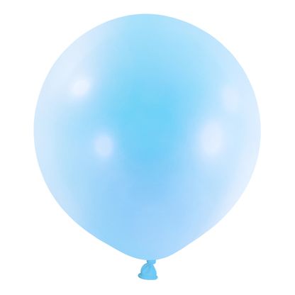 Kulaté balóny světle modré 4ks 61cm