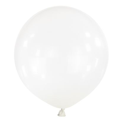 Kulaté balóny transparentní průsvitné 4ks 61cm
