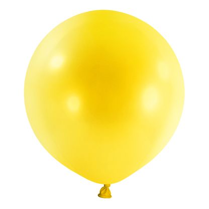 Kulaté balóny žluté 4ks 61cm