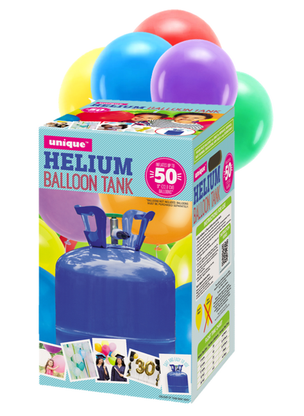 Heliová bomba 50 + balónky