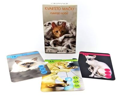 Karty Kvarteto Kočička 32 karet