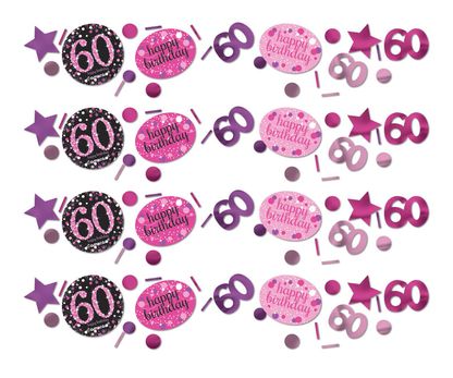 Konfety 60 Pink Diamonds 34g