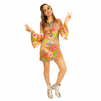 Dámsky kostým Hippie Retro XL