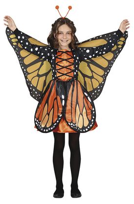 Kostým Motýl oranžový 7-9 let