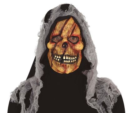 Maska Strašidelná lebka s jizvami PVC