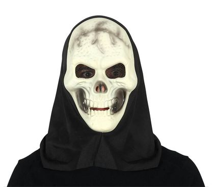 Maska Strašidelná lebka smile PVC