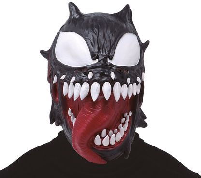 Maska Venom černá latex