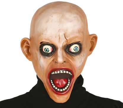 Maska Zombie skinhead latex