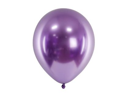 Saténové balónky purpurové 30cm 50ks