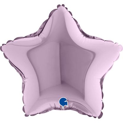 Mini fóliový balónek hvězda levandulová 23cm