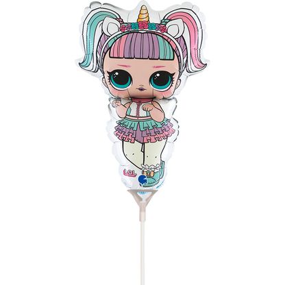 Mini fóliový balónek LOL Surprise Unicorn 30cm