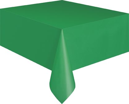 Ubrus plastový zelený 137x274cm