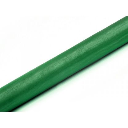 Organza smaragdově zelená 0,36x9m