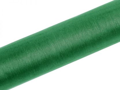 Organza smaragdově zelená 0,16x9m