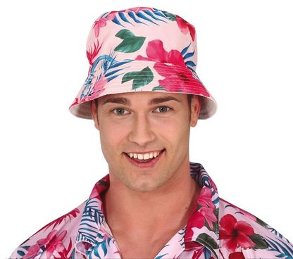 Pánský klobouk bucket Havaj Flamingo