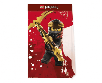 Papírové Taštičky na dárky Lego Ninjago  24cm 4ks