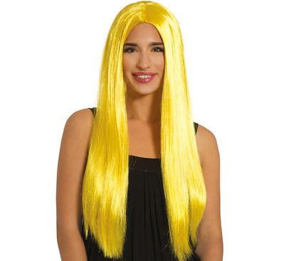 Paruka dlouhé žluté vlasy