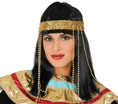 Paruka Egyptské královny s čelenkou