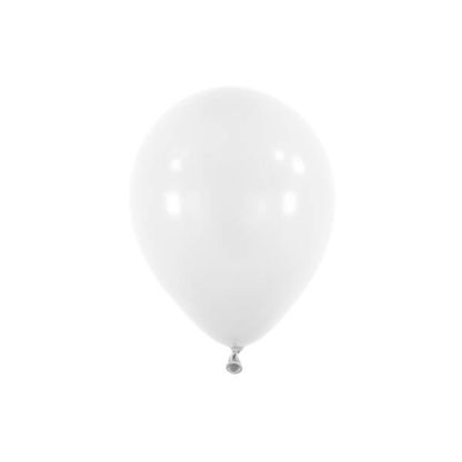 Pastelové balónky sněhově bílé 12cm 100ks