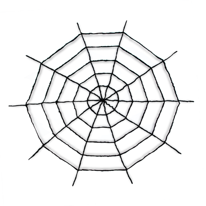 Pavoučí síť velká černá 150cm
