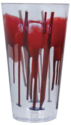 Plastová kelímek s replikou krve 15cm